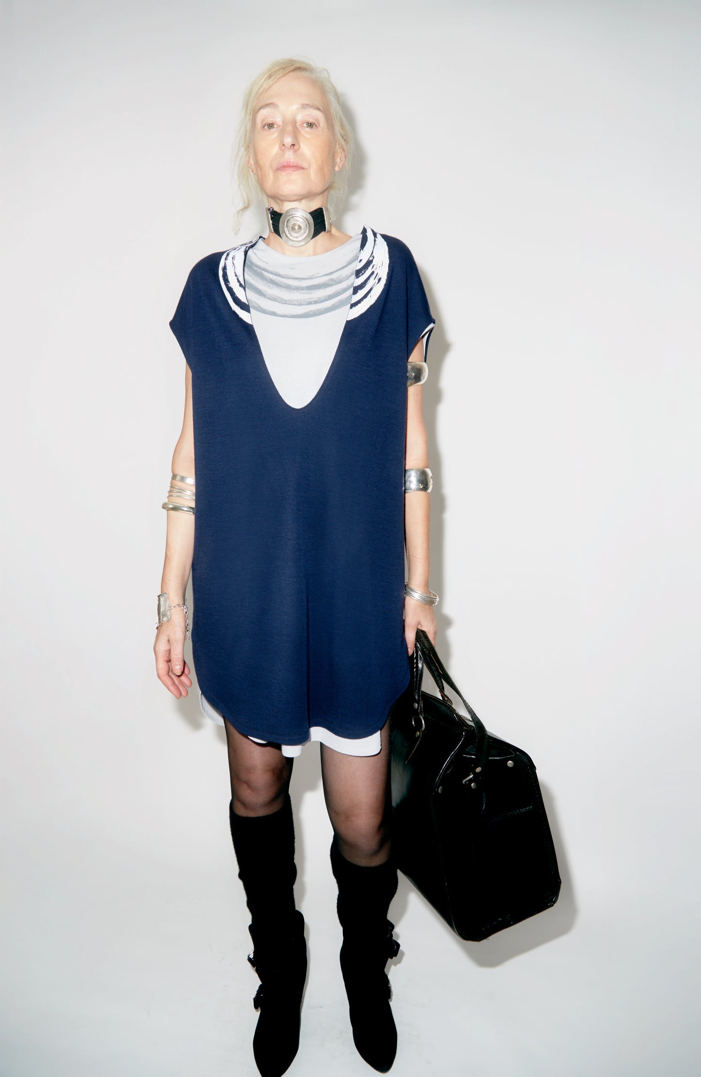 Necklace Printed Layered Top