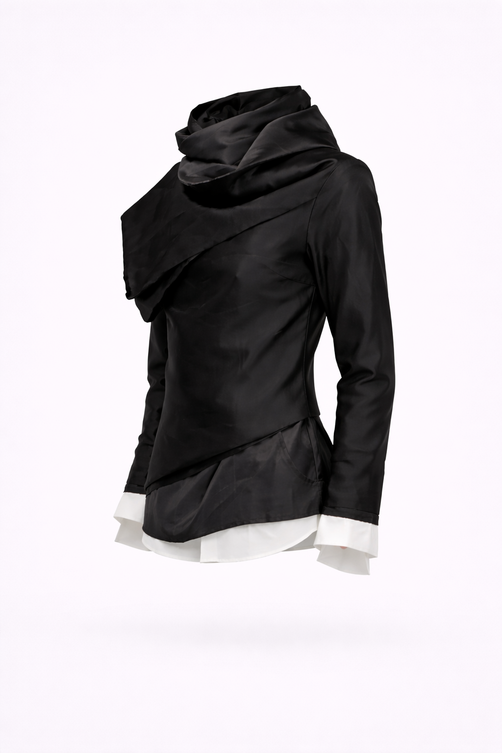 Sculptural Draped Tunic
