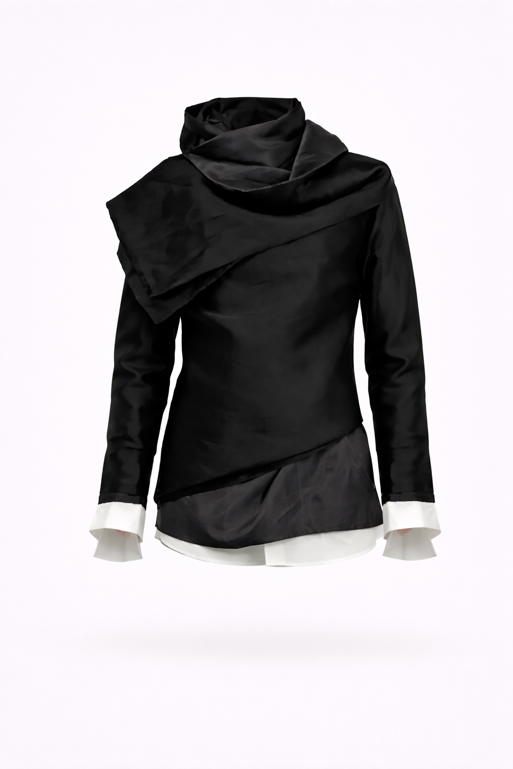 Sculptural Draped Tunic