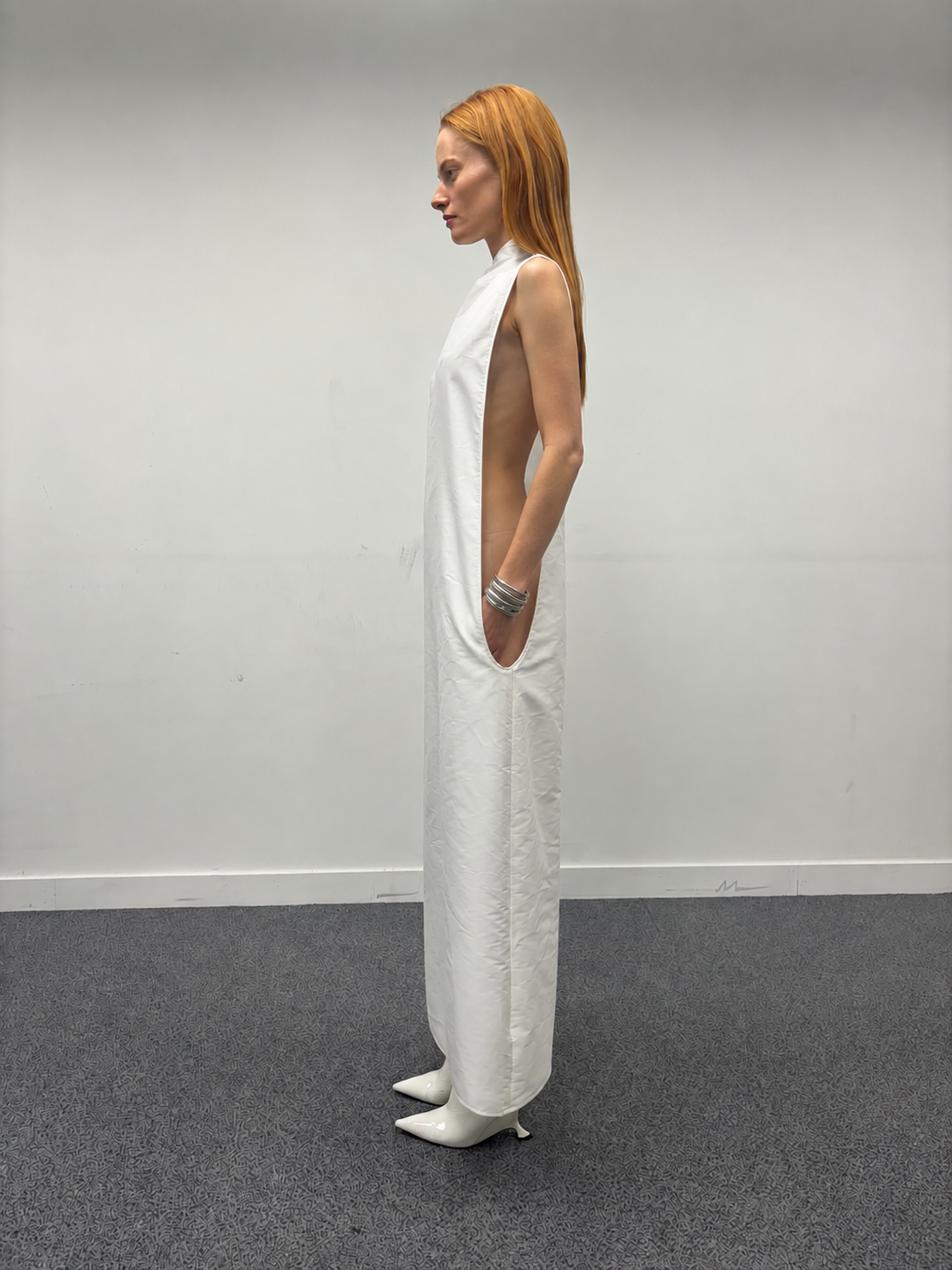 Column Dress Open Side