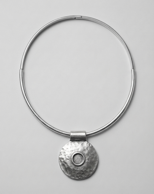 Silver Circle Necklace